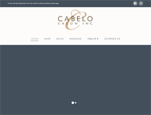 Tablet Screenshot of cabelosalontrinity.com